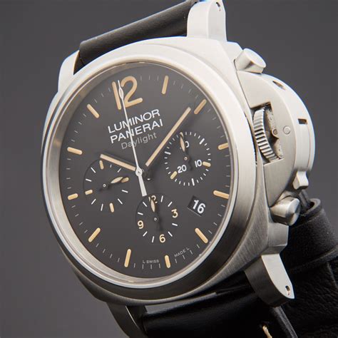 panerai chronograph watch|Panerai luminor chrono daylight.